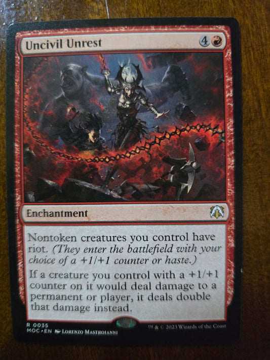 Uncivil Unrest R 0035 MOTM Normal NM