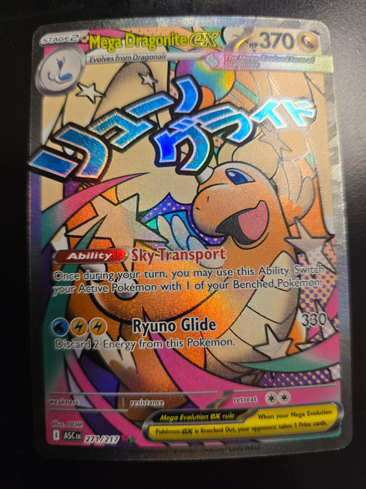 Mega Dragonite Ex 271/217 Holofoil NM