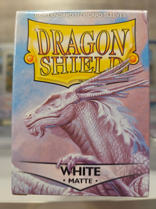 Dragon Shield 100 Card Sleeves. Color White