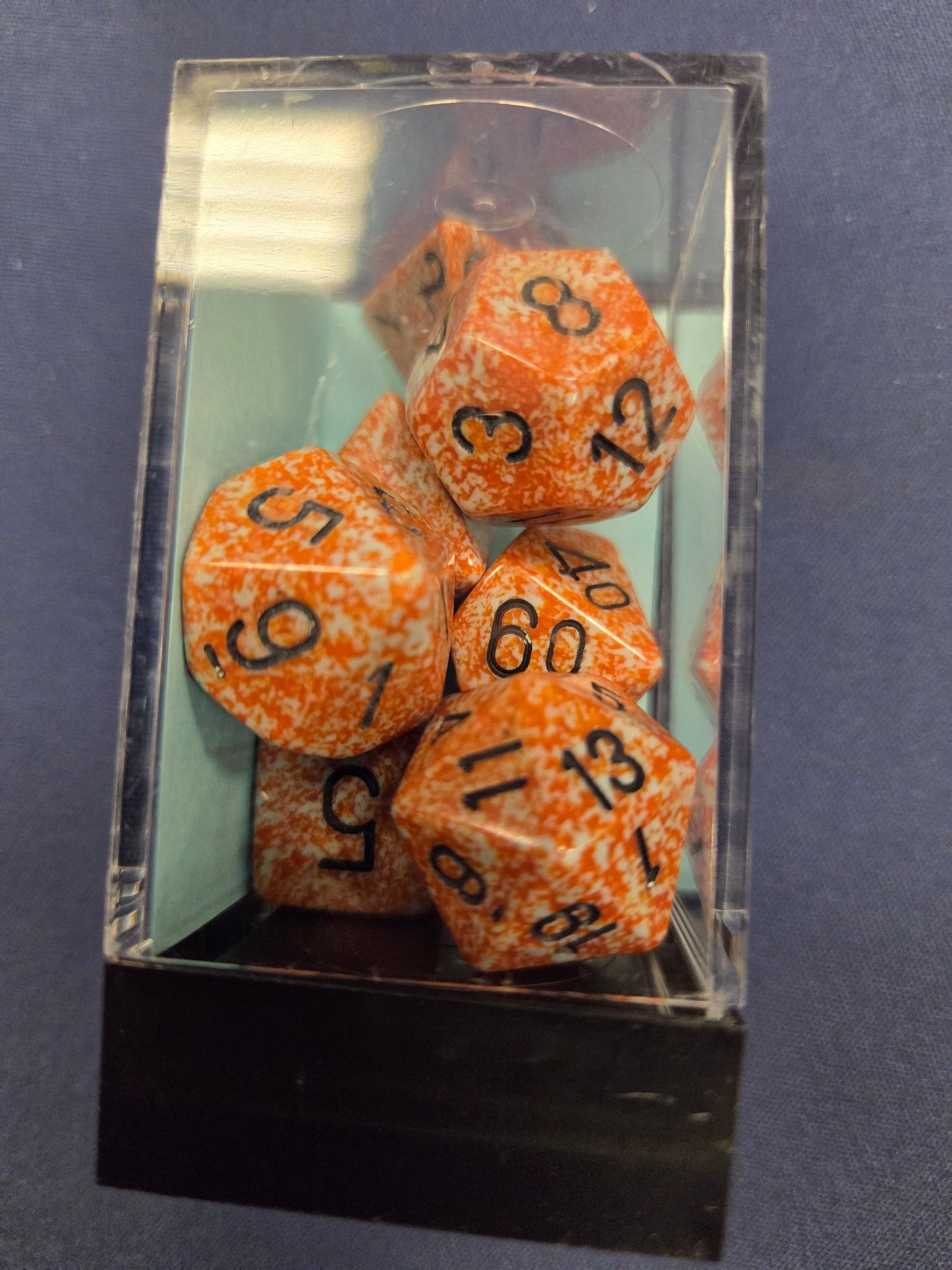 Chessex Speckled Rust Polyhedral 7-die Set