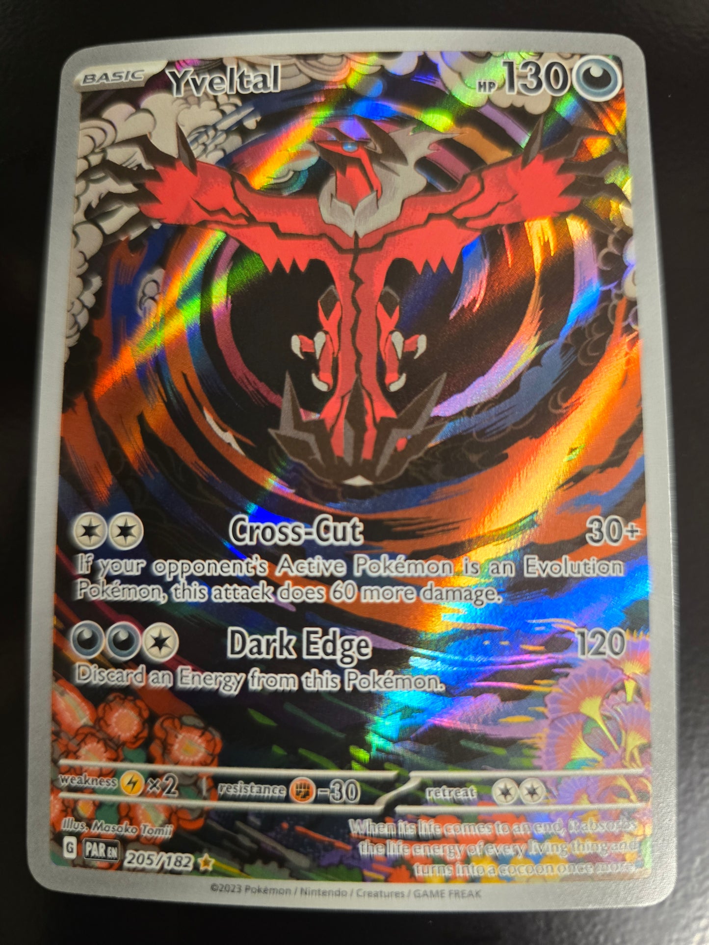 Yveltal 205/182 Paradox Rift Holofoil NM