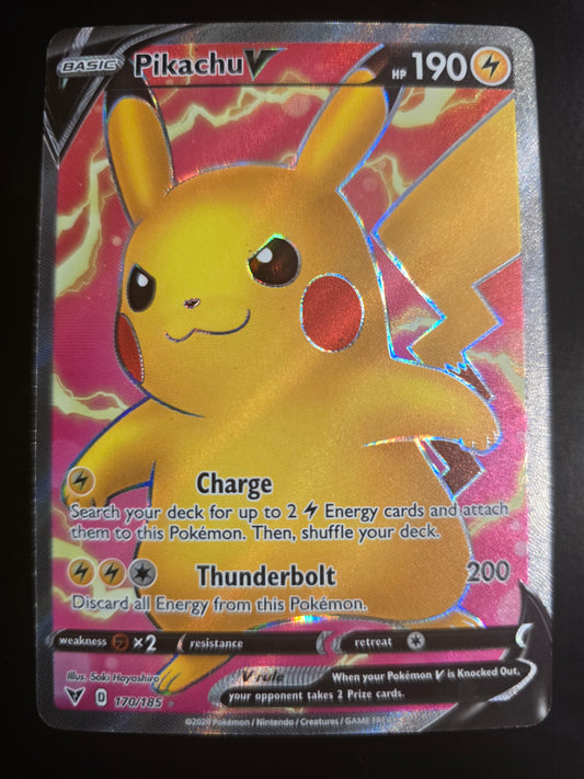 Pikachu V (Full Art) 170/185 Vivid Voltage Holofoil LP