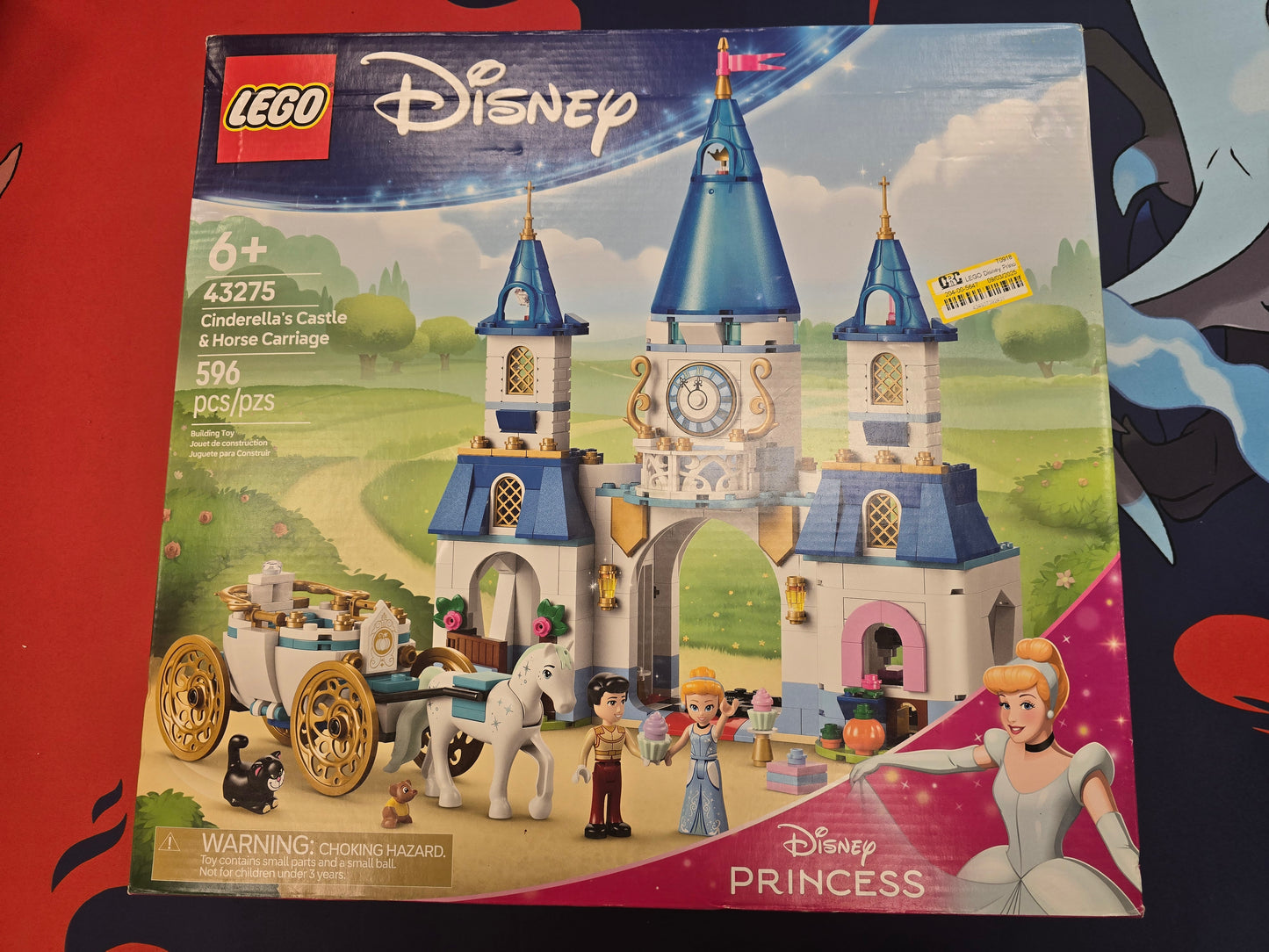 Lego Disney Princess Cinderella's Castle & Horse Carriage 596pcs