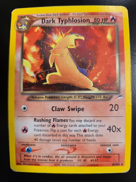 Dark Typhlosion 10/105 Neo Destiny Unlimited Holofoil MP
