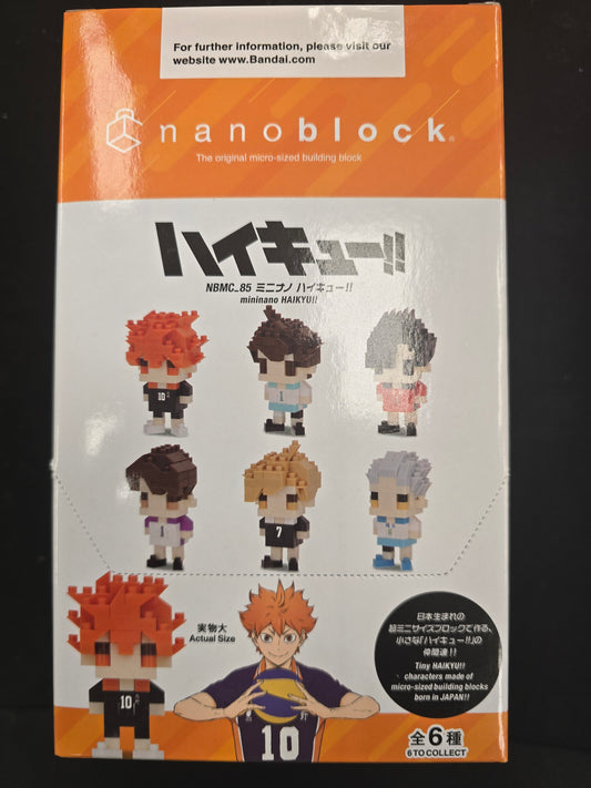 Nanobloc Haikyu Mini Figures Set Of 6 (Box)