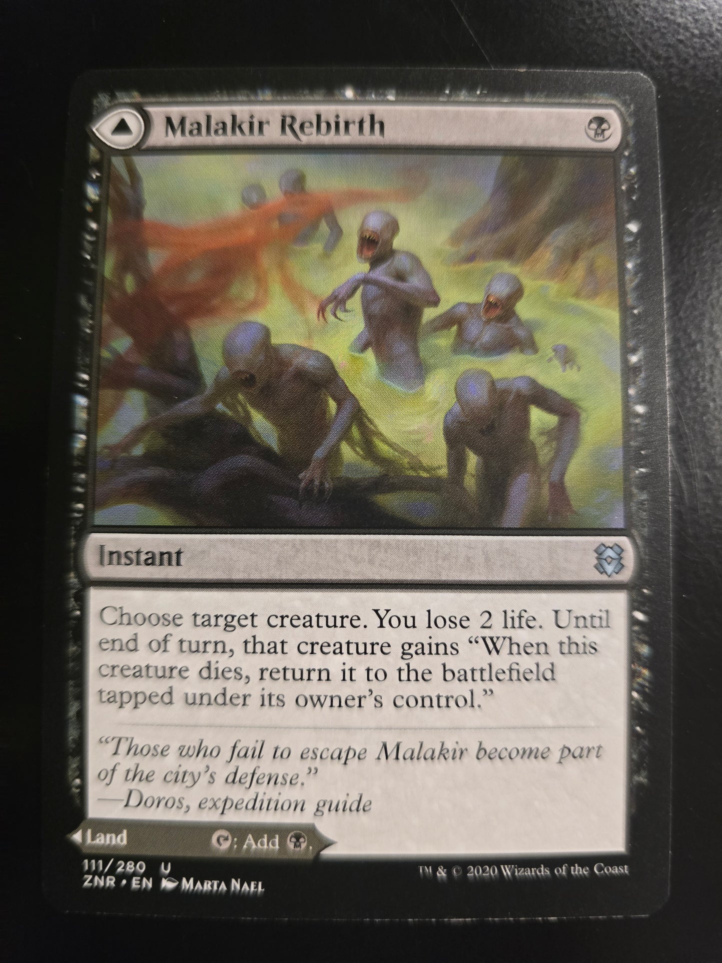 Malakir Rebirth 111/280 U Zendikar Rising Normal NM