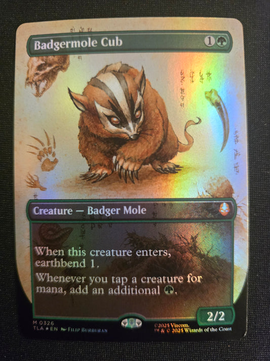 Badgermole Cub M 0326 Avatar: TLA  Borderless Foil NM