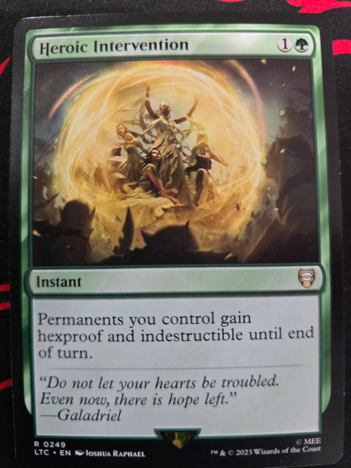 Heroic Intervention R 0249 LOTR Normal NM