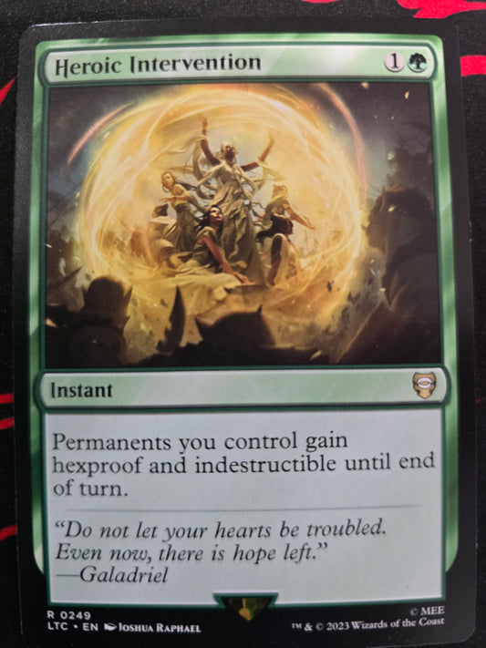 Heroic Intervention R 0249 LOTR Normal NM