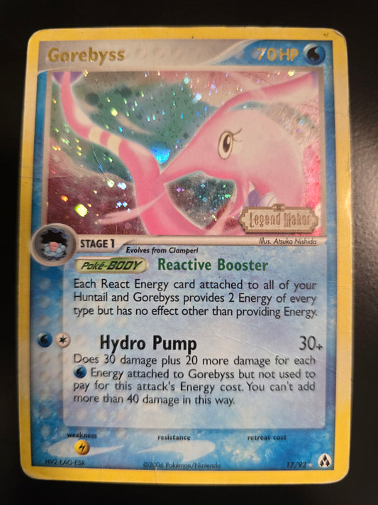 Gorebyss 17/92 Legend Maker Reverse Holofoil HP