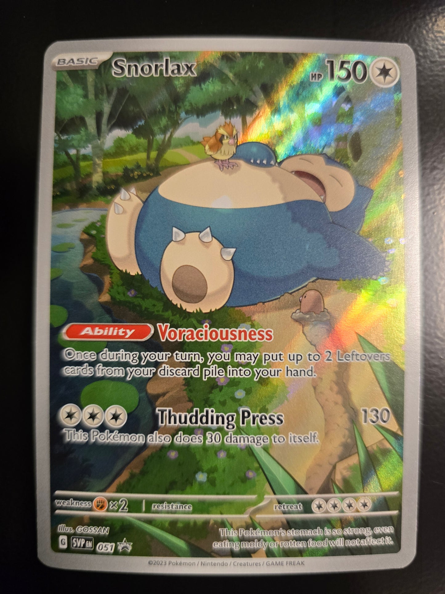 Snorlax 051 Scarlet & Violet Promo Cards Holofoil NM