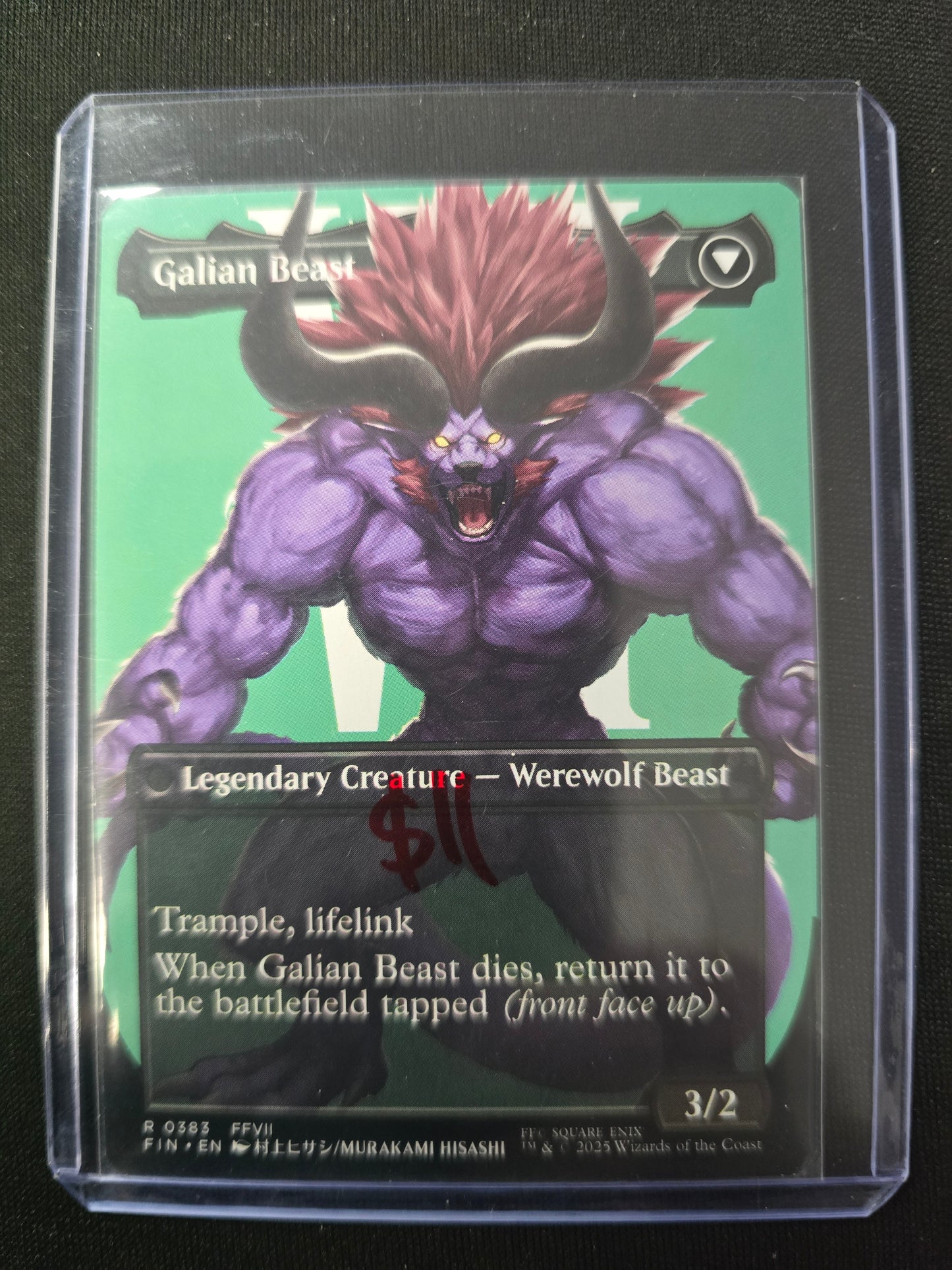 Vincent Valentine R 0383 Final Fantasy Borderless Normal NM