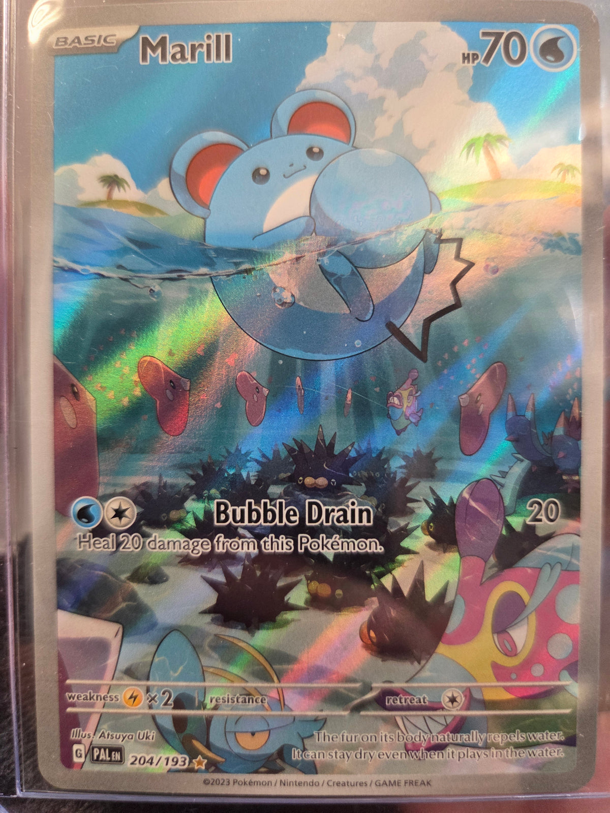 Marill 204/193 Illustration Rare (NM) Foil