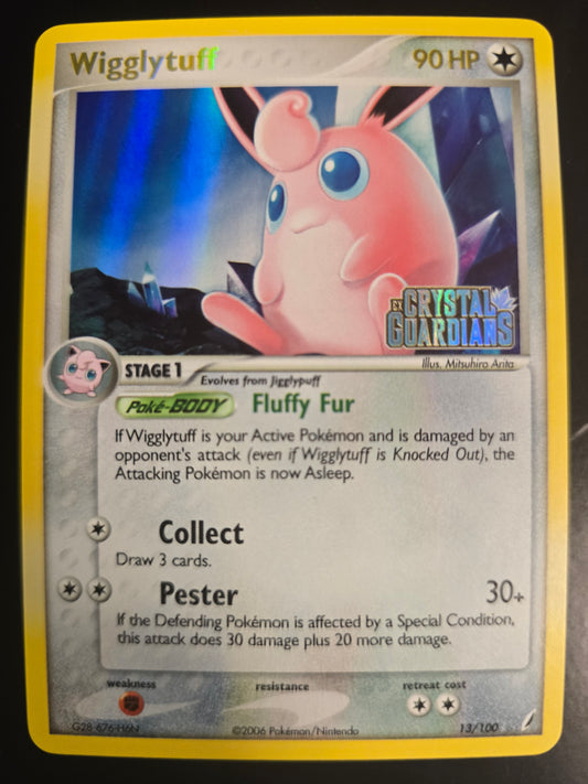 Wigglytuff 13/100 Ex Crystal Guardians Holofoil NM