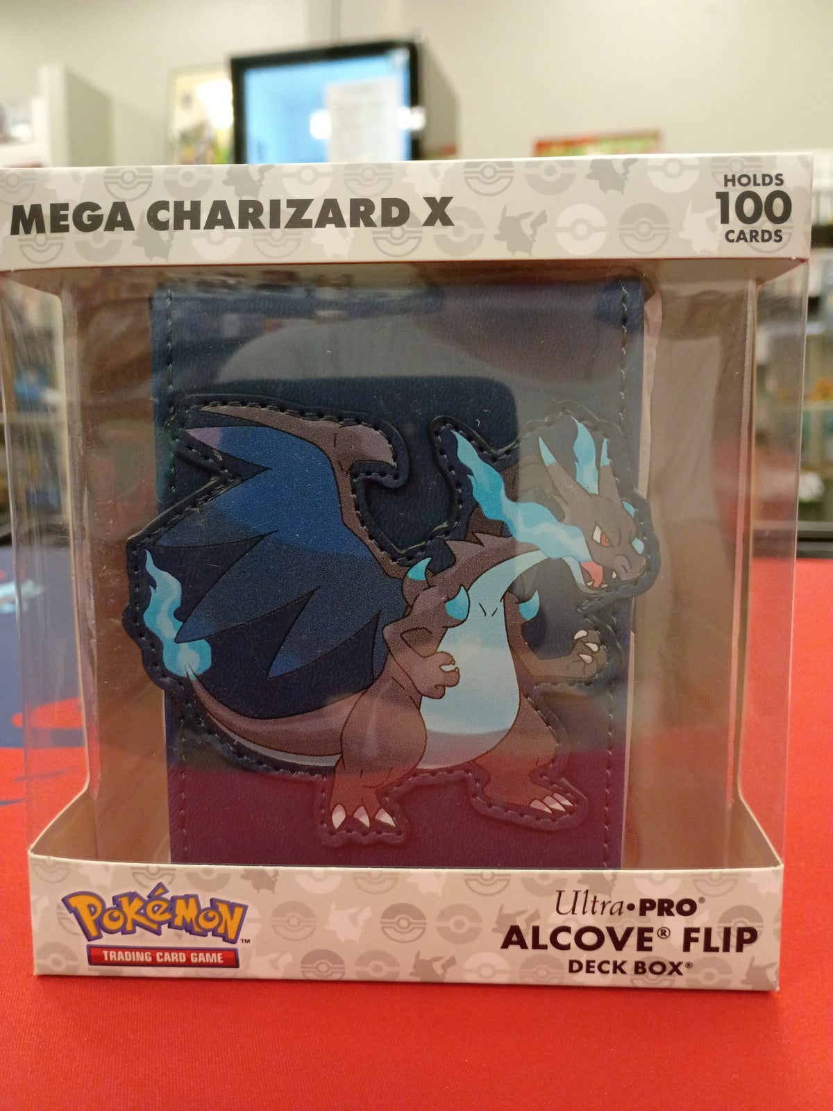UltraPro Alcove Flip Mega Charizard X 100 Card Deck Box